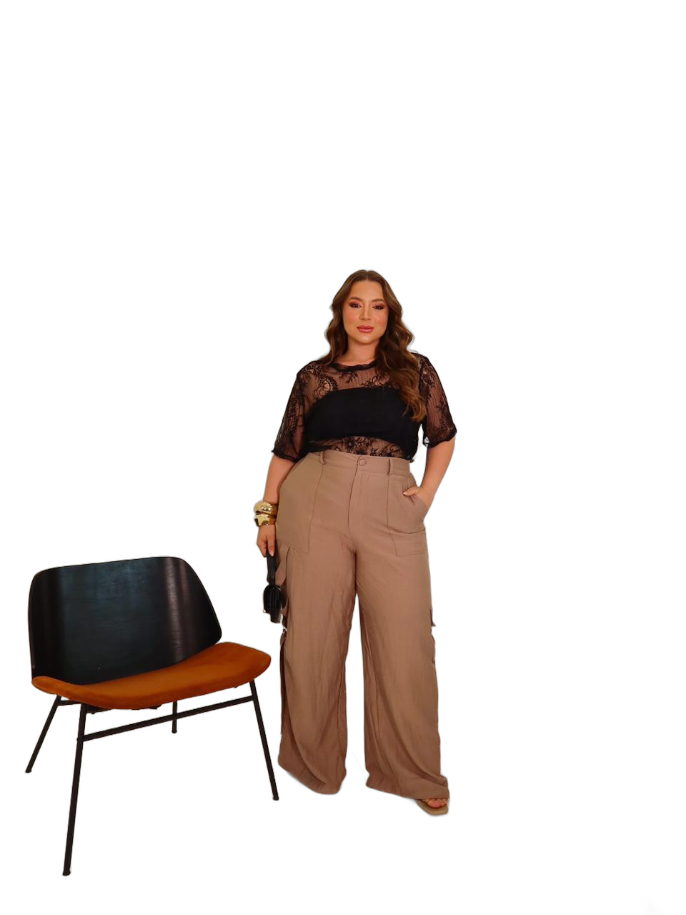 Calça Cargo Rayon Aruba – Nude