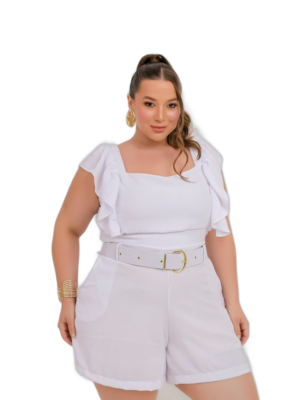 Conjunto Duna Forrado Tam. 48/50 Branco